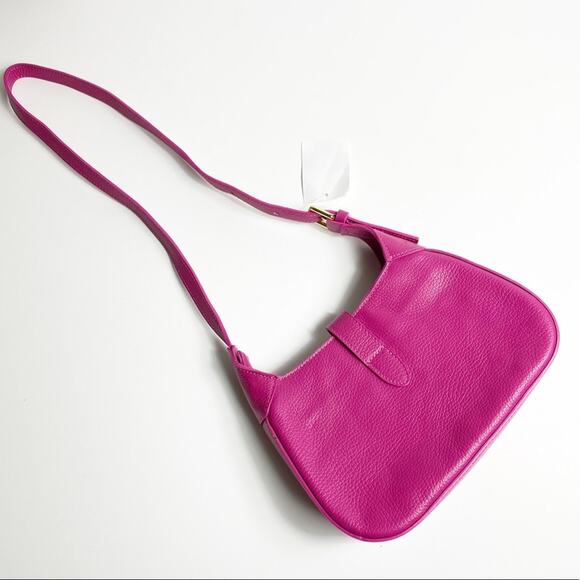 Persaman New York Hot Pink Genuine Leather Small Women Purse NEW - Picture 8 of 8